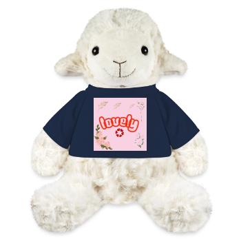 Lucky Neon Floral on Pink - MiniFeet® Sheep Annika - french navy - Front