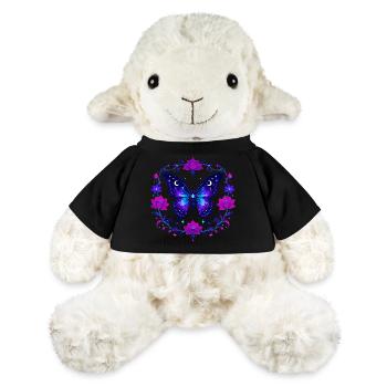 Noctilucent butterfly in lotus frame - MiniFeet® Sheep Annika - sun yellow - Front