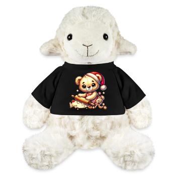 Backender Weihnachts-Teddy – Süße Festtagsfreude - MiniFeet® Schaf Annika - Sonnengelb - Vorne
