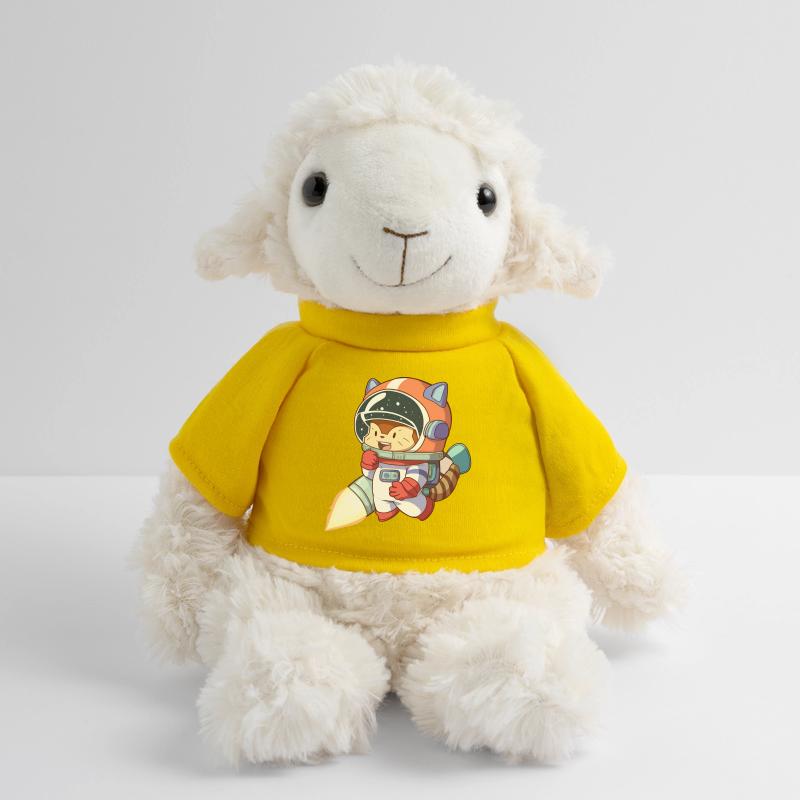 Astronaute chat en combinaison spatiale Mouton en peluche Annika MiniFeet®