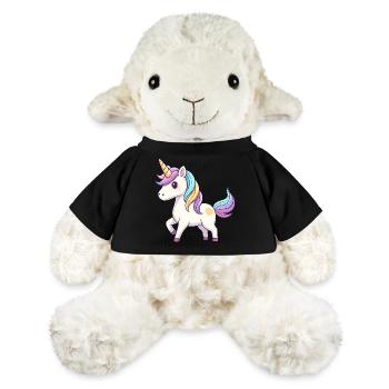 Einhorn-Regenbogen-Traum - MiniFeet® Schaf Annika - Sonnengelb - Vorne