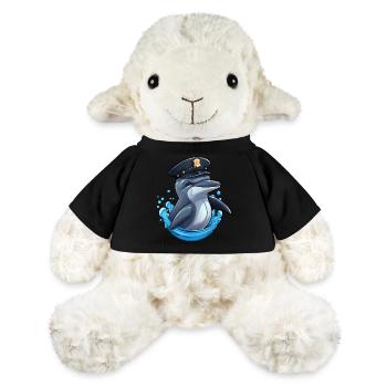 Police des dauphins - Mouton en peluche Annika MiniFeet® - jaune soleil - Devant