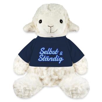 Travailleur autonome - auto et constamment - Mouton en peluche Annika MiniFeet® - bleu marine - Devant