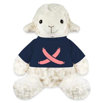 Saucisse - Mouton en peluche Annika MiniFeet® - bleu marine - Devant