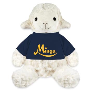 Minga - par amour pour Munich! - Mouton en peluche Annika MiniFeet® - bleu marine - Devant