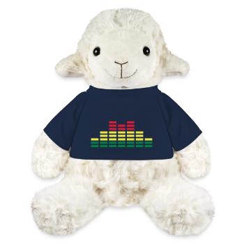 music - Mouton en peluche Annika MiniFeet® - bleu marine - Devant