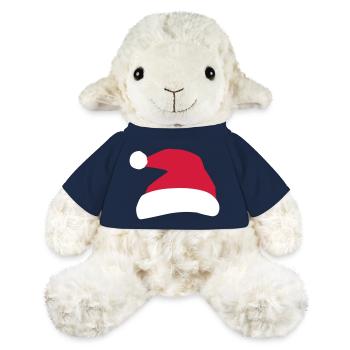 Chapeau de Père Noël - Mouton en peluche Annika MiniFeet® - bleu marine - Devant
