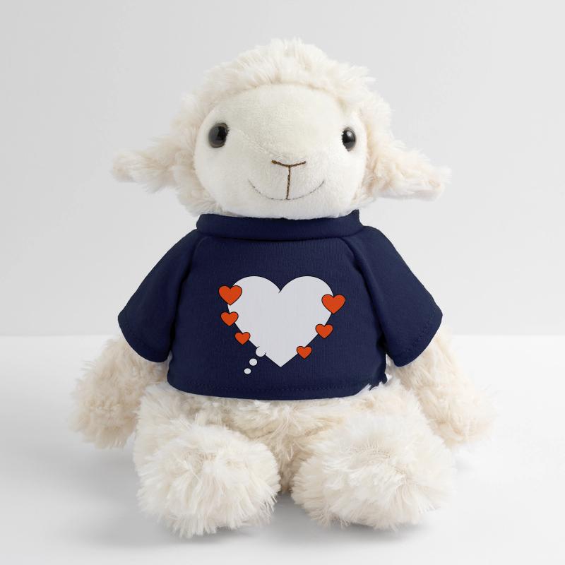 Denkblase mit Herzen MiniFeet® Schaf Annika