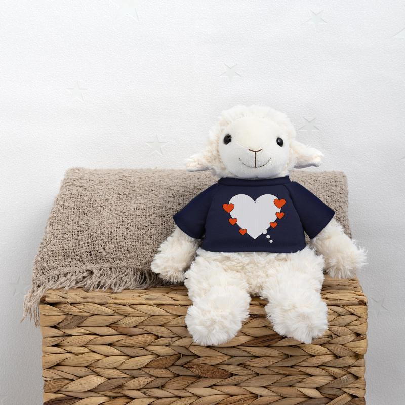 Thought bubble with heart MiniFeet® Sheep Annika