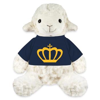 Crown Winner King Queen Princess - Mouton en peluche Annika MiniFeet® - bleu marine - Devant