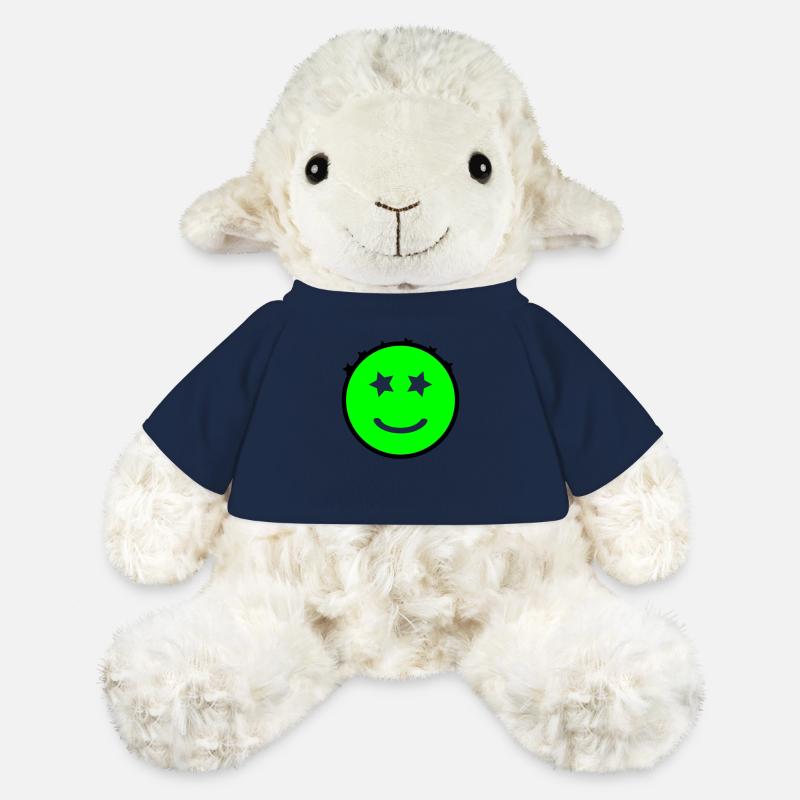 Smiley mit Sternenaugen | Vectorgraphic - MiniFeet® Schaf Annika - French Navy