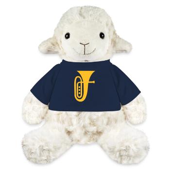 Tuba - Mouton en peluche Annika MiniFeet® - bleu marine - Devant