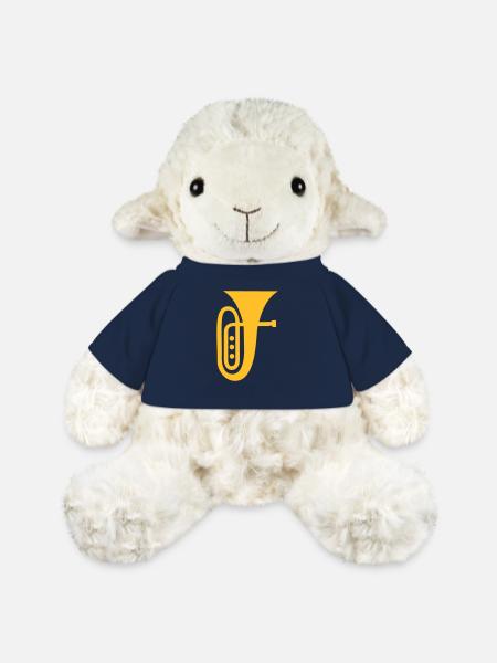 Tuba - Mouton en peluche Annika MiniFeet® - bleu marine
