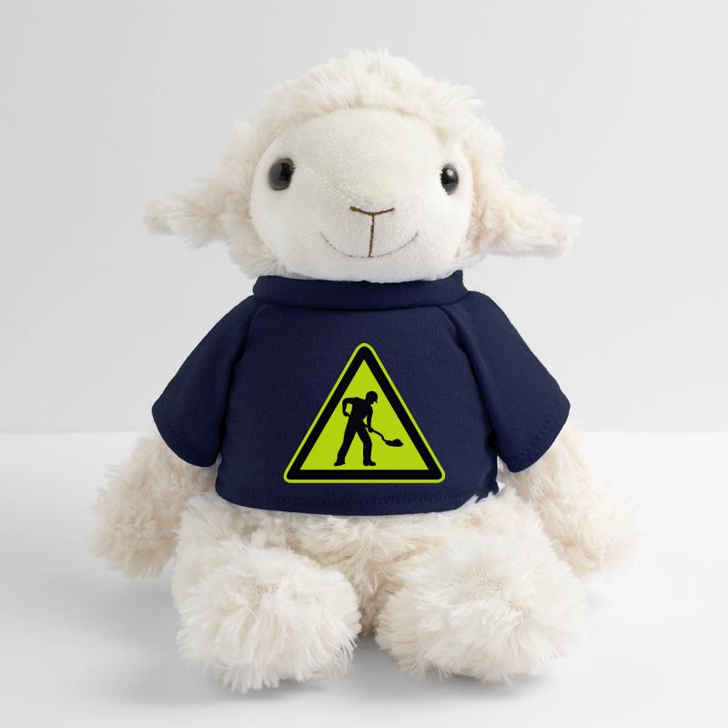 Road construction sign construction site 1 MiniFeet® Sheep Annika