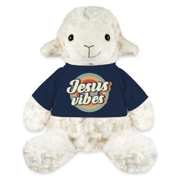 Jesus Vibes cool Jesus Christus Sohn Gottes Design - MiniFeet® Schaf Annika - French Navy - Vorne