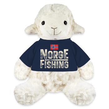 Norvège Pêche à la ligne Pêche - Mouton en peluche Annika MiniFeet® - bleu marine - Devant