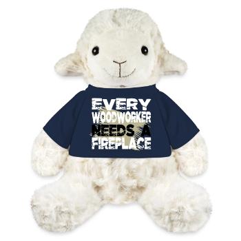 present funny proud carpenter skull tshirts - MiniFeet® Schaf Annika - French Navy - Vorne