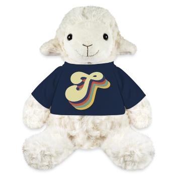 Retro Letter T - MiniFeet® Sheep Annika - french navy - Front