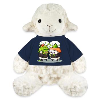Kawaii Sushi mit Wasabi - MiniFeet® Schaf Annika - French Navy - Vorne