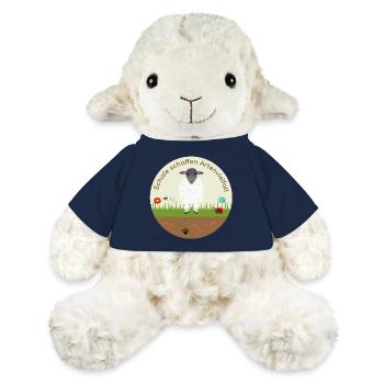 Les moutons créent de la biodiversité Les moutons de la Rhön - Mouton en peluche Annika MiniFeet® - bleu marine - Devant