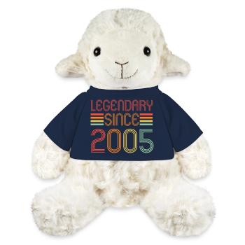 Legendär seit 2005, Retro, Geburtstag - MiniFeet® Schaf Annika - French Navy - Vorne