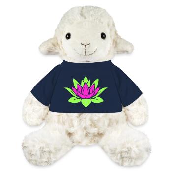 Lotus Flower - Mandala - MiniFeet® Sheep Annika - french navy - Front