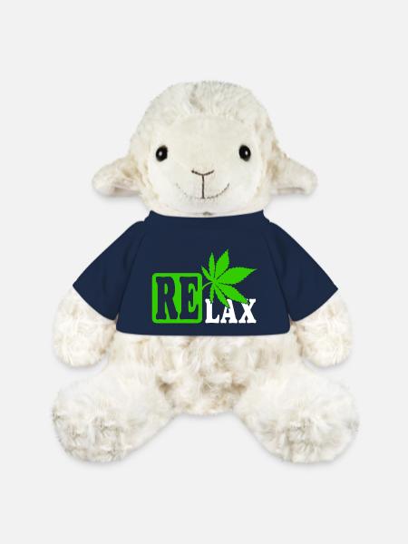 Cannabis Marihuana Weed Kiffen - MiniFeet® Schaf Annika - French Navy