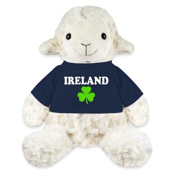 Trèfle d’Irlande - Mouton en peluche Annika MiniFeet® - bleu marine - Devant