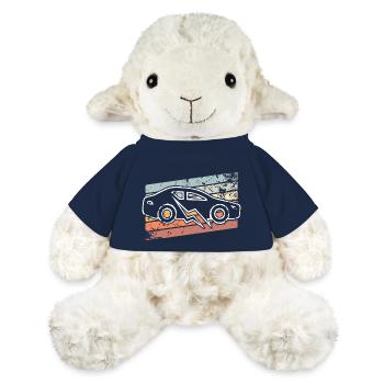 Voiture électrique E-car - Mouton en peluche Annika MiniFeet® - bleu marine - Devant