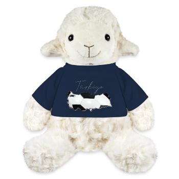 Turquie Türkiye Carte encadrée Real Football TR - Mouton en peluche Annika MiniFeet® - bleu marine - Devant