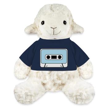 cassette - Mouton en peluche Annika MiniFeet® - bleu marine - Devant