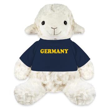 Germany - Mouton en peluche Annika MiniFeet® - bleu marine - Devant