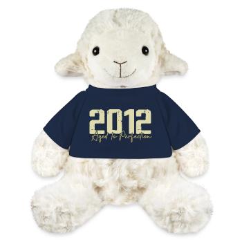 Original 2012 Rétro 2012 Cadeau d’anniversaire 2012 - Mouton en peluche Annika MiniFeet® - bleu marine - Devant