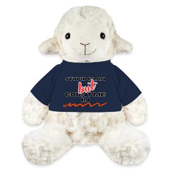 PLAN STUPIDE - Mouton en peluche Annika MiniFeet® - bleu marine - Devant