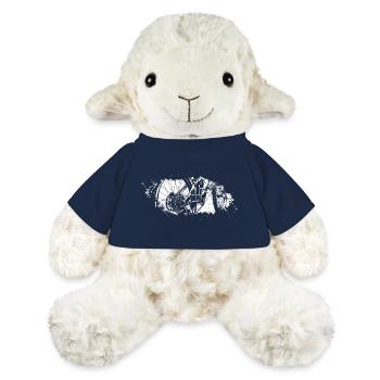 Engrenages en mouvement - Mouton en peluche Annika MiniFeet® - bleu marine - Devant