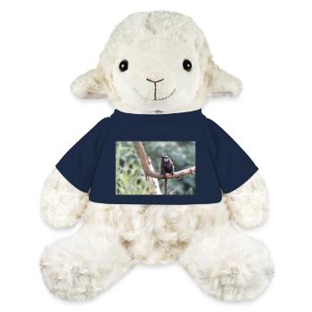 Tamarin à manteau noir Schwarzrückentamarin - Mouton en peluche Annika MiniFeet® - bleu marine - Devant