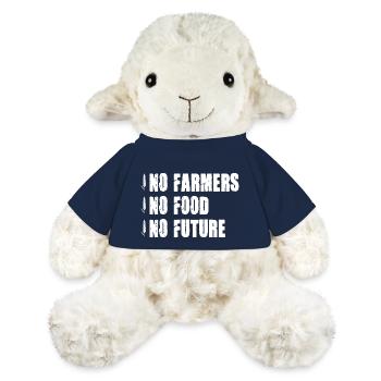 No Farmers No Food No Future Farmer Farmer Demo - MiniFeet® Sheep Annika - french navy - Front