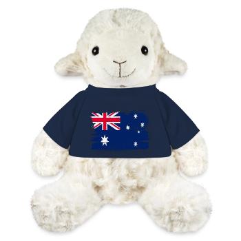 Australien Bandiera Flagge Frieden Vintage - MiniFeet® Schaf Annika - French Navy - Vorne