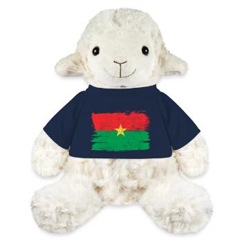 Burkina Faso Bandiera Flagge Frieden Vintage - MiniFeet® Schaf Annika - French Navy - Vorne