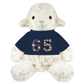 Fleurs 65 - Mouton en peluche Annika MiniFeet® - bleu marine - Devant