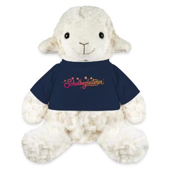 Schulbegleiterin mit Blumenmotiv - MiniFeet® Schaf Annika - French Navy - Vorne
