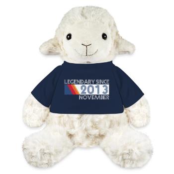 Retro SiFi Legendary depuis novembre 2013 - Naissance - Mouton en peluche Annika MiniFeet® - bleu marine - Devant