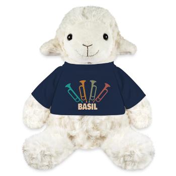 Geschenk für Basil - MiniFeet® Schaf Annika - French Navy - Vorne