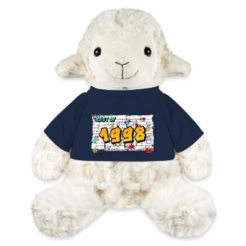 Graffiti audacieux de 1998 – 27 ans de Street Edge - Mouton en peluche Annika MiniFeet® - bleu marine - Devant