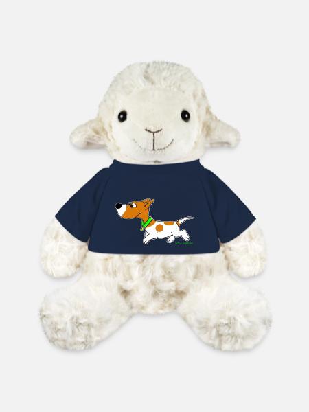 Cute Jack Russel Comic Wolly Sheepling Gaming - MiniFeet® Sheep Annika - french navy