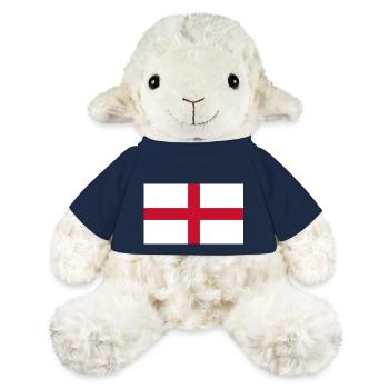 Angleterre - Mouton en peluche Annika MiniFeet® - bleu marine - Devant