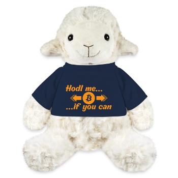 BTC Hold me if you can - Mouton en peluche Annika MiniFeet® - bleu marine - Devant