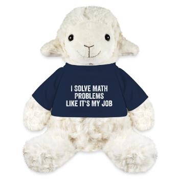 Ich löse Matheaufgaben, als wäre es mein Job - Lehrer - MiniFeet® Schaf Annika - French Navy - Vorne