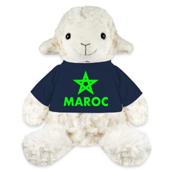 Maroc - Mouton en peluche Annika MiniFeet® - bleu marine - Devant