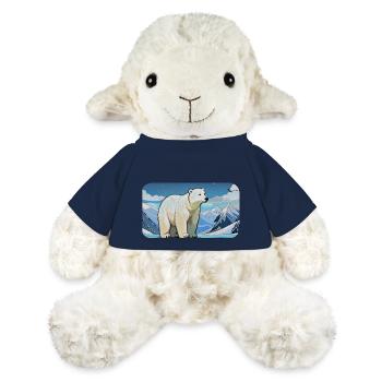 Édition Montagnes - Mouton en peluche Annika MiniFeet® - bleu marine - Devant
